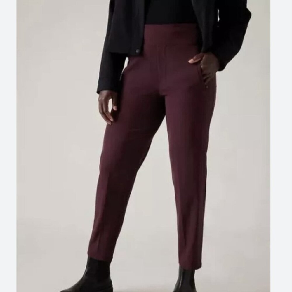 Athleta Endless High Rise Pant NWT in Spiced Cabernet